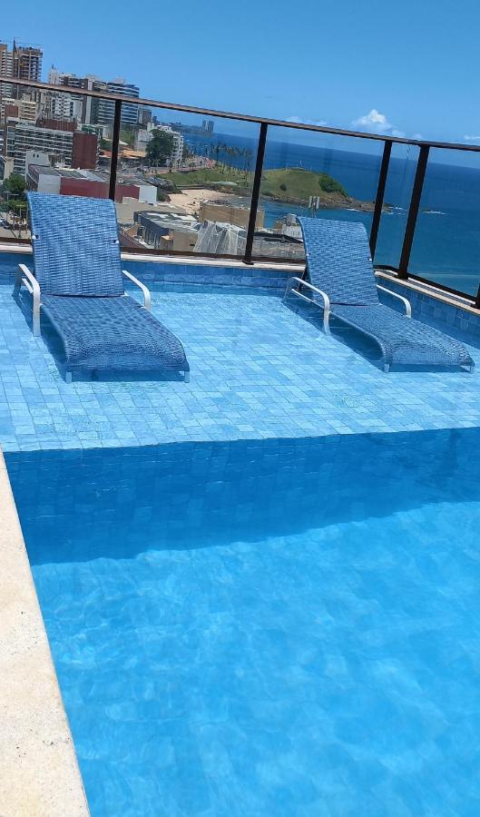 Loft Smart Farol Da Barra, Piscina Rooftop, Beira Mar No Farol Da Barra Salvador Exterior foto
